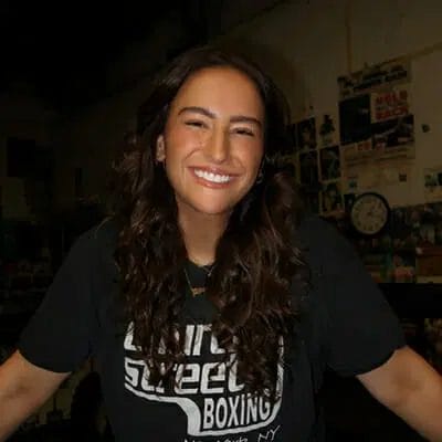 Rhiannon R coach at Church Street Boxing Gym